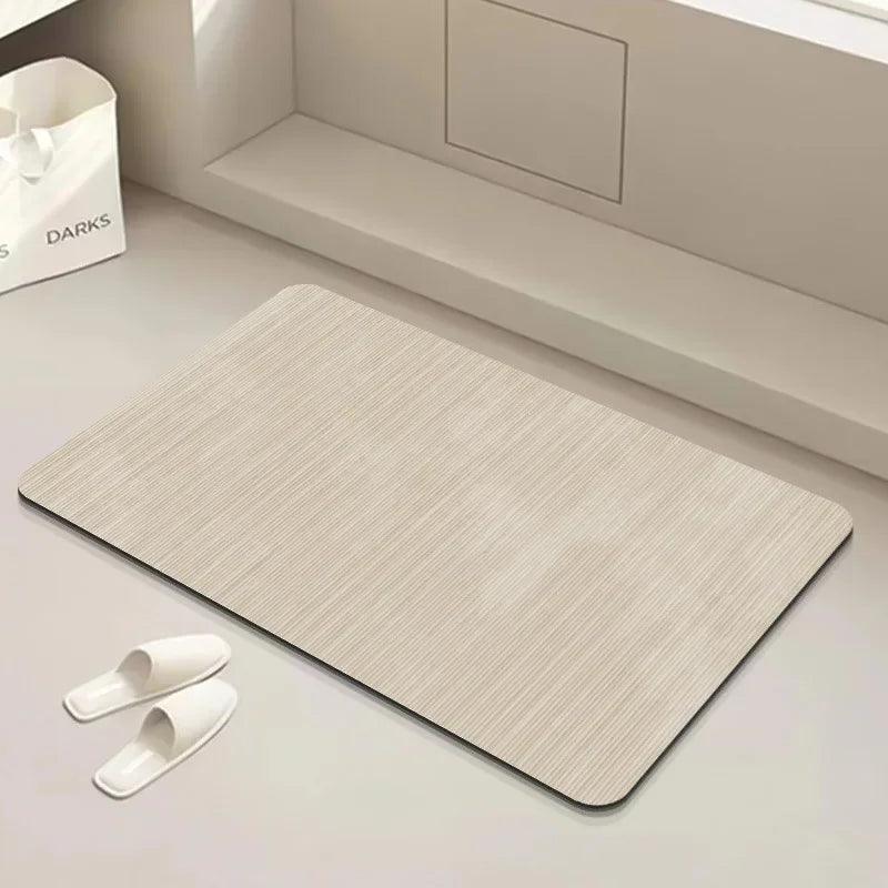 Tapete de Banho Antiderrapante - Com Borda de Borracha - Macio e Absorvente