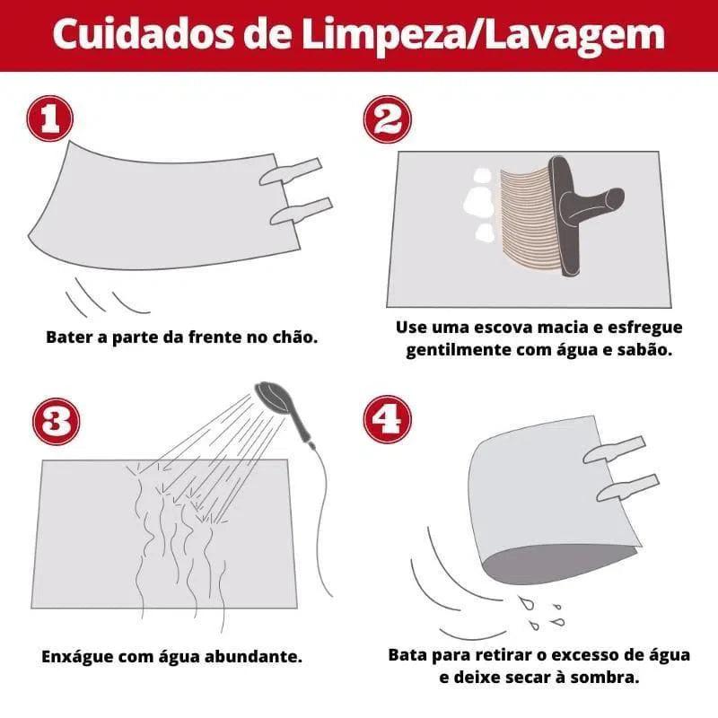 Tapete Felpudo Liso Cinza da Lavin Decor