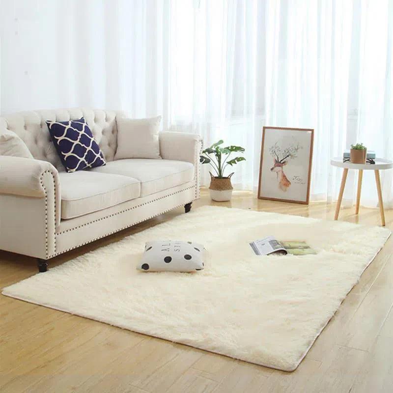 Tapete Felpudo Liso Bege Lavin Decor