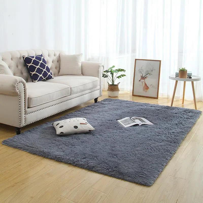 Tapete Felpudo Liso Cinza da Lavin Decor