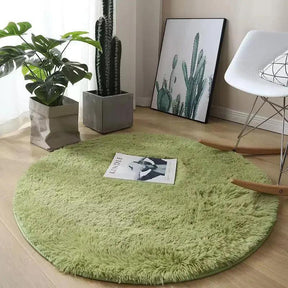 Tapete Felpudo Redondo Antiderrapante Fluffy Lavin Decor