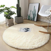 Tapete Felpudo Redondo Antiderrapante Fluffy Lavin Decor