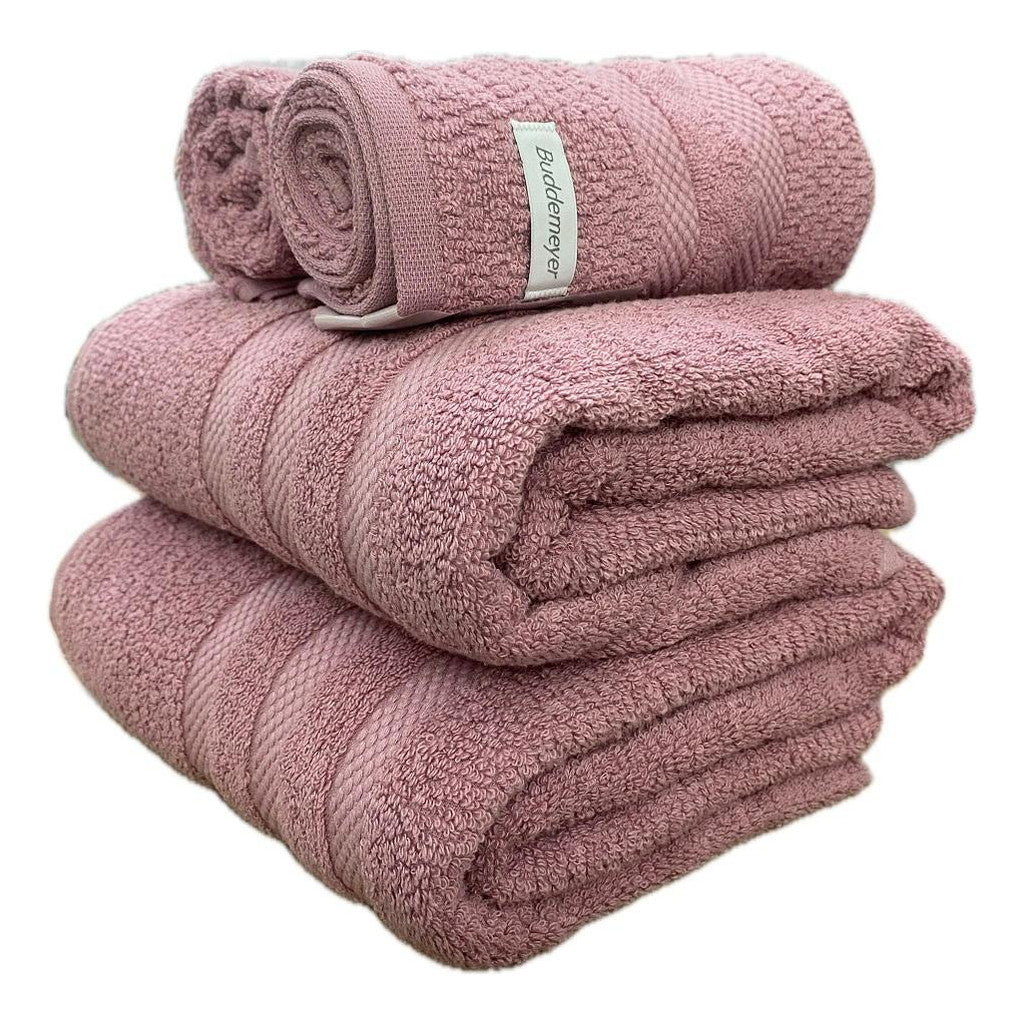 Jogo de Toalhas Buddemeyer Vanilla Extra Soft – 4 Peças 100% Algodão | Lavin Decor